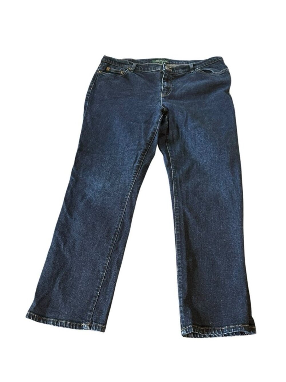 Ralph Lauren Jeans Co. Classic Straight Jeans Mid-Rise 16W Preppy Y2K Denim